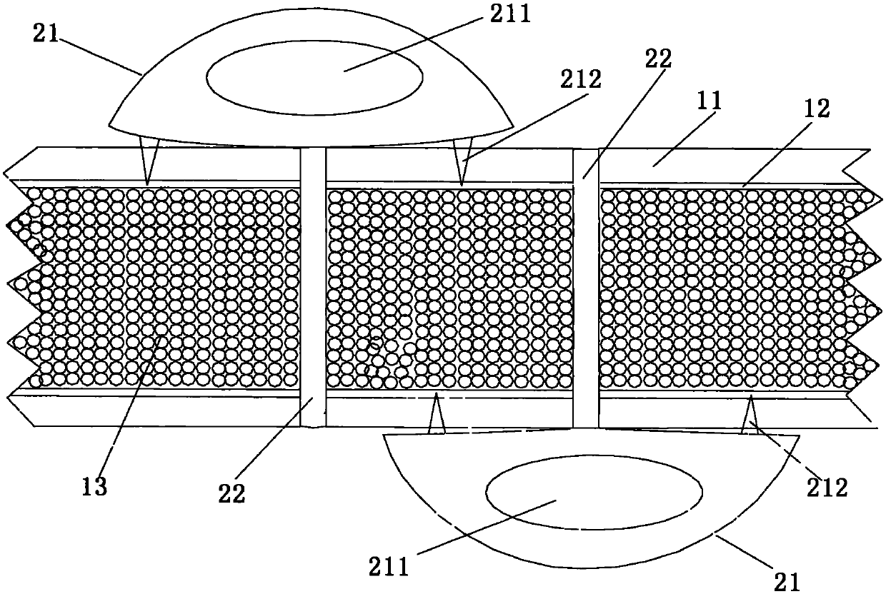 A kind of round nail used for conduction of dimming film