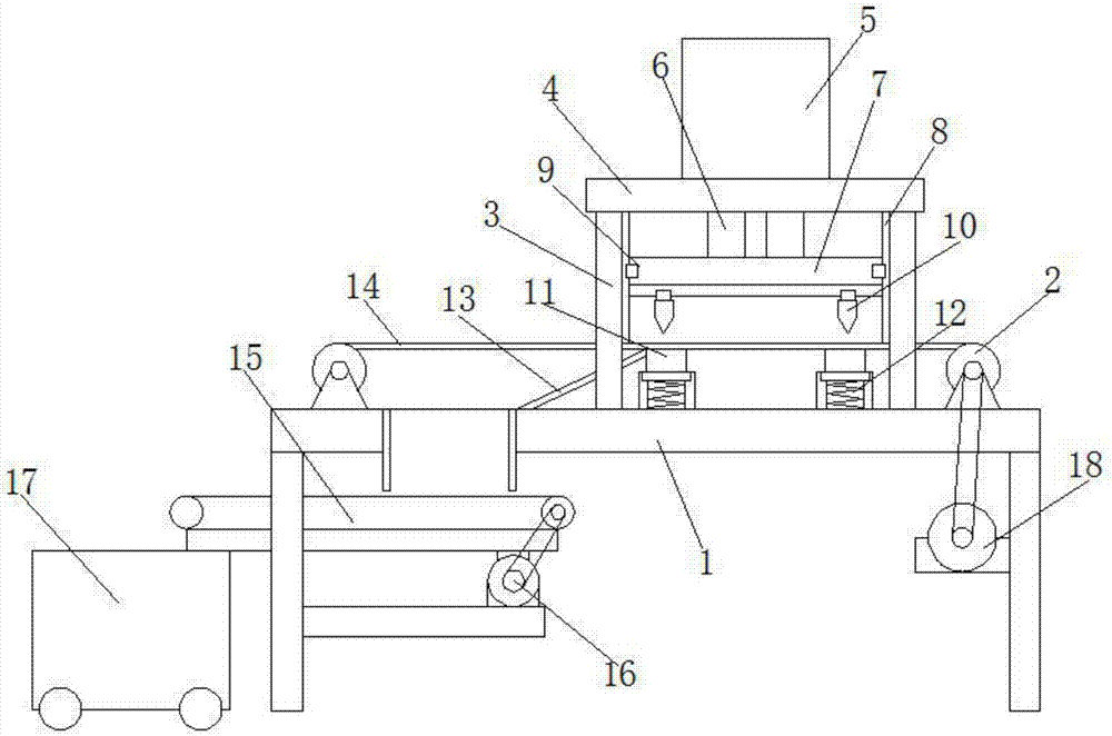 Conveying device for injection syringe production