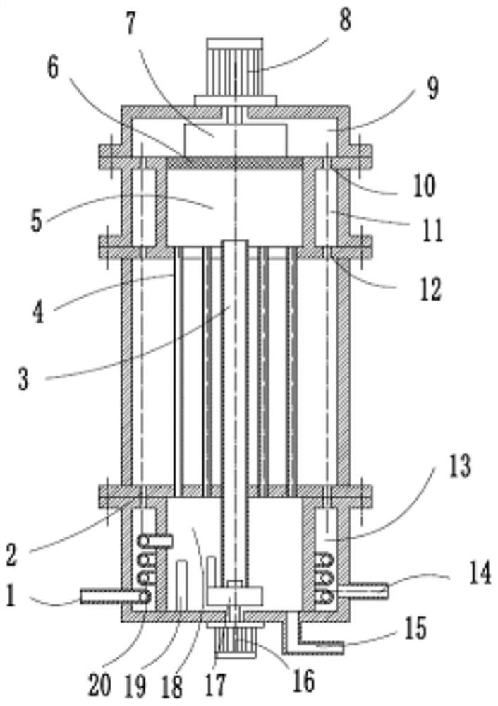 An integrated mvr evaporation concentration device