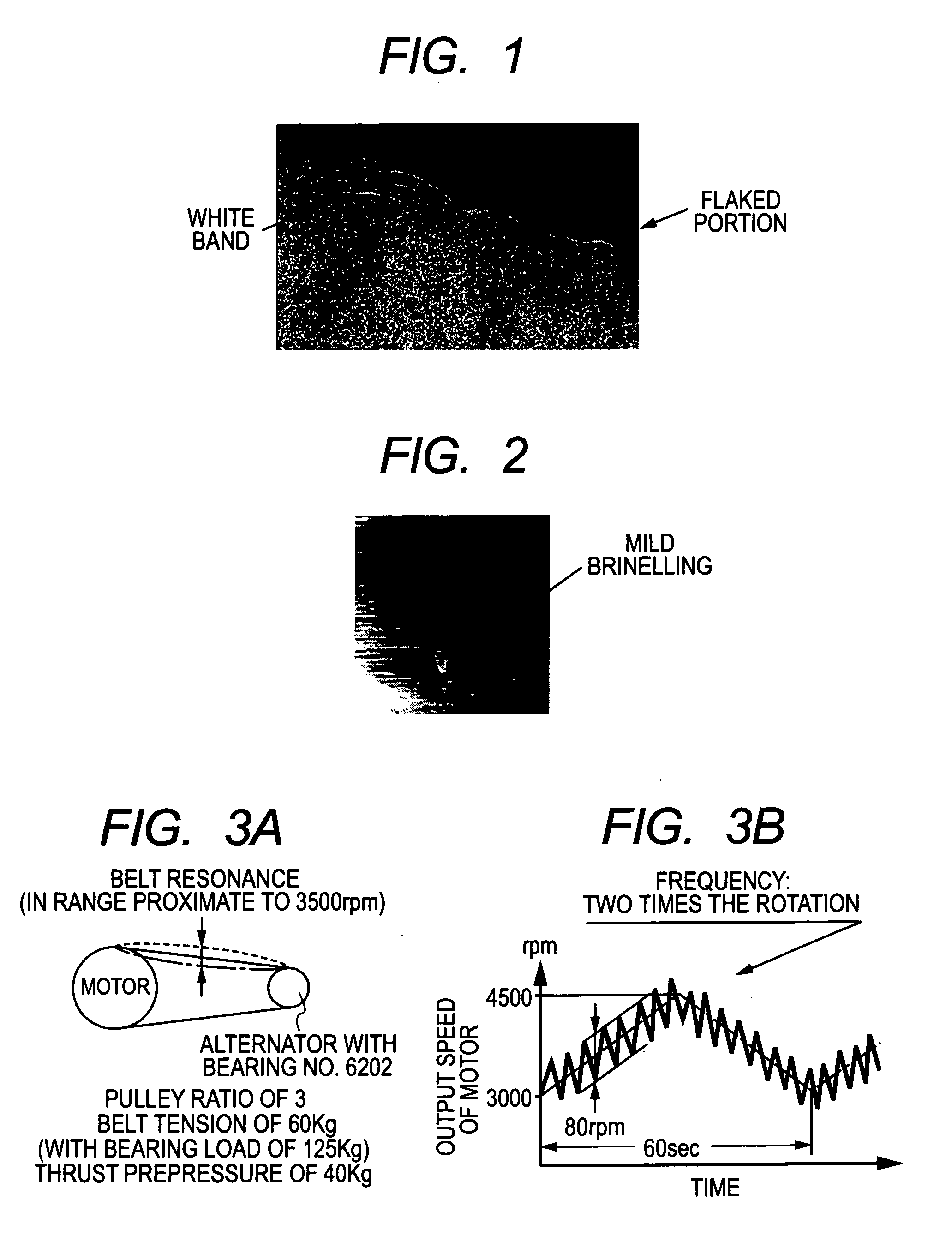 Apparatus and method for determining patterns of damage being caused in rolling contact element
