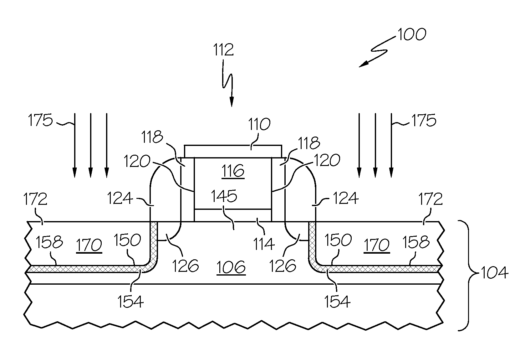 Metal oxide semiconductor devices having implanted carbon diffusion retardation layers and methods for fabricating the same
