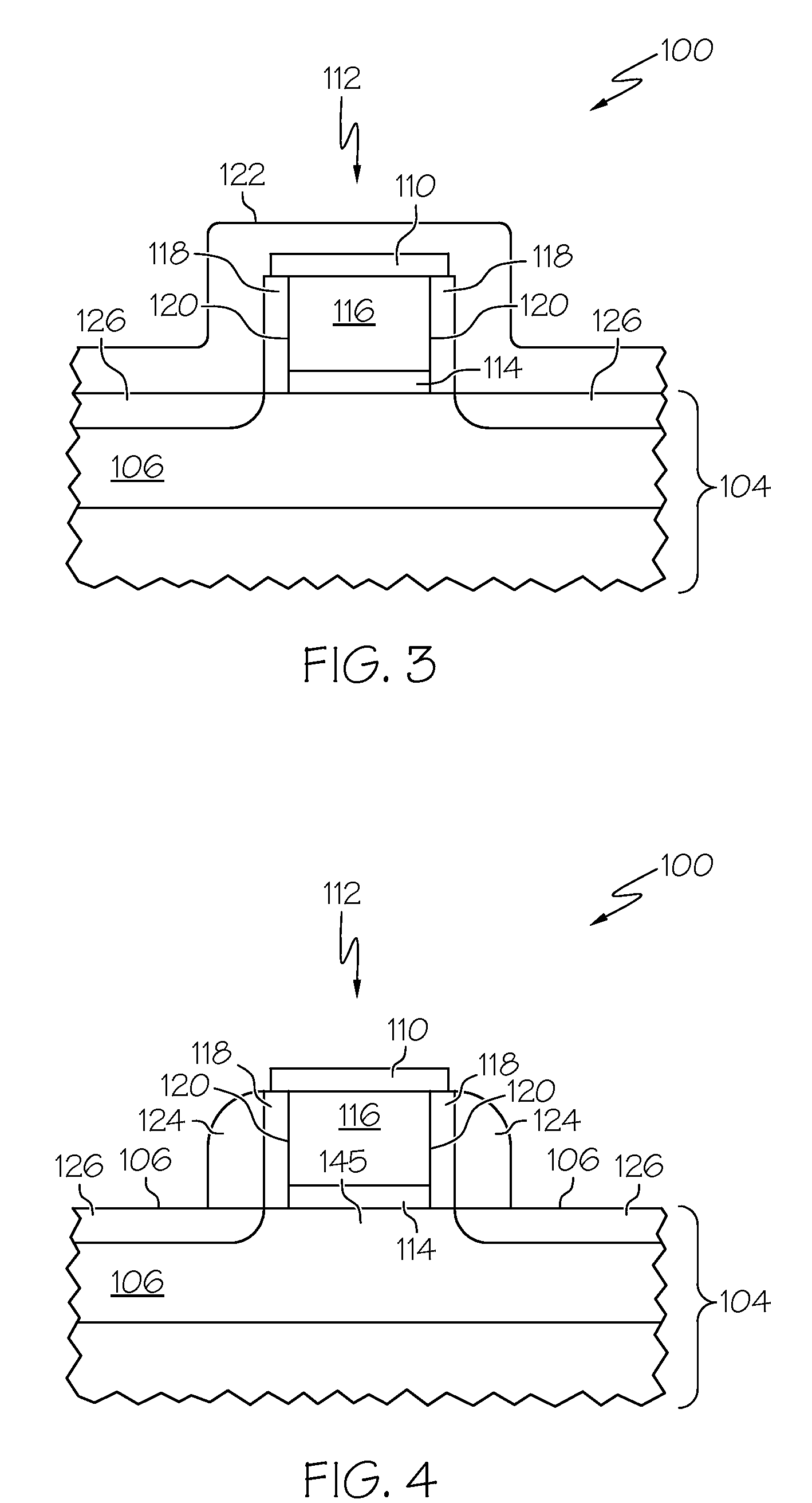Metal oxide semiconductor devices having implanted carbon diffusion retardation layers and methods for fabricating the same