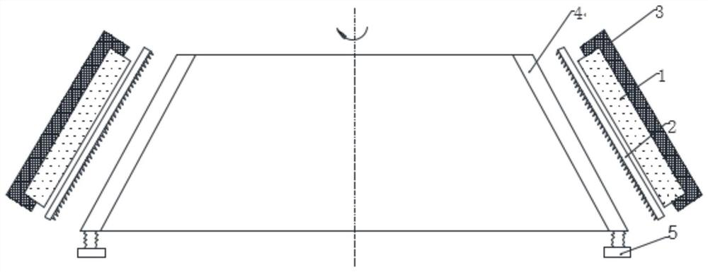 Circular truncated cone type efficient dry-type magnetic separation device