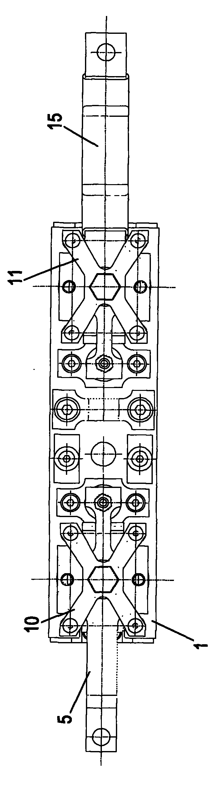 Built-in resistance and capacitance protection type rotating rectifier assembly