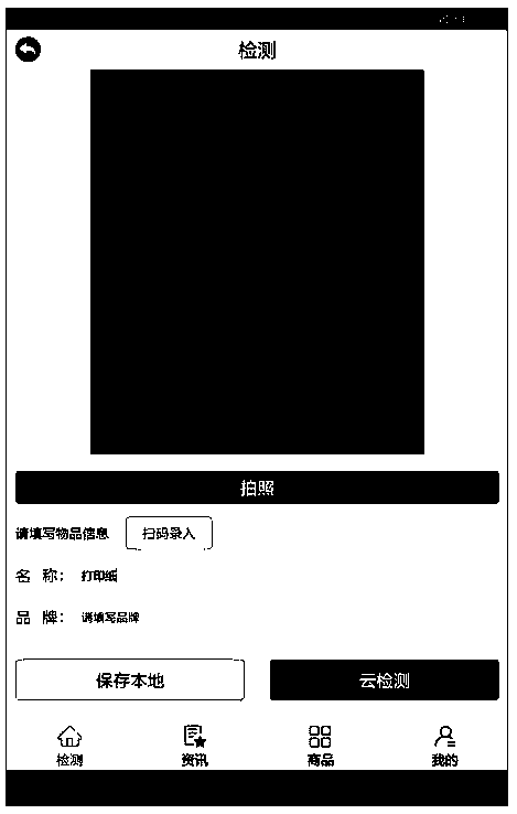 Fluorescent whitening agent detecting wireless lens clamp based on mobile phone and fluorescent whitening agent detecting method