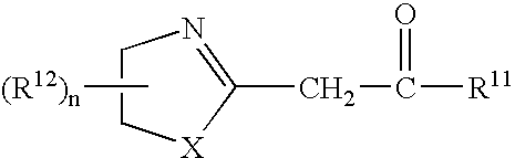 Azolinyl acetic acid derivative and azolinyl acetic acid derivative containing recording material