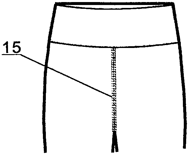 Method for making wool knitted cold-proof trousers with socks arranged on leg openings