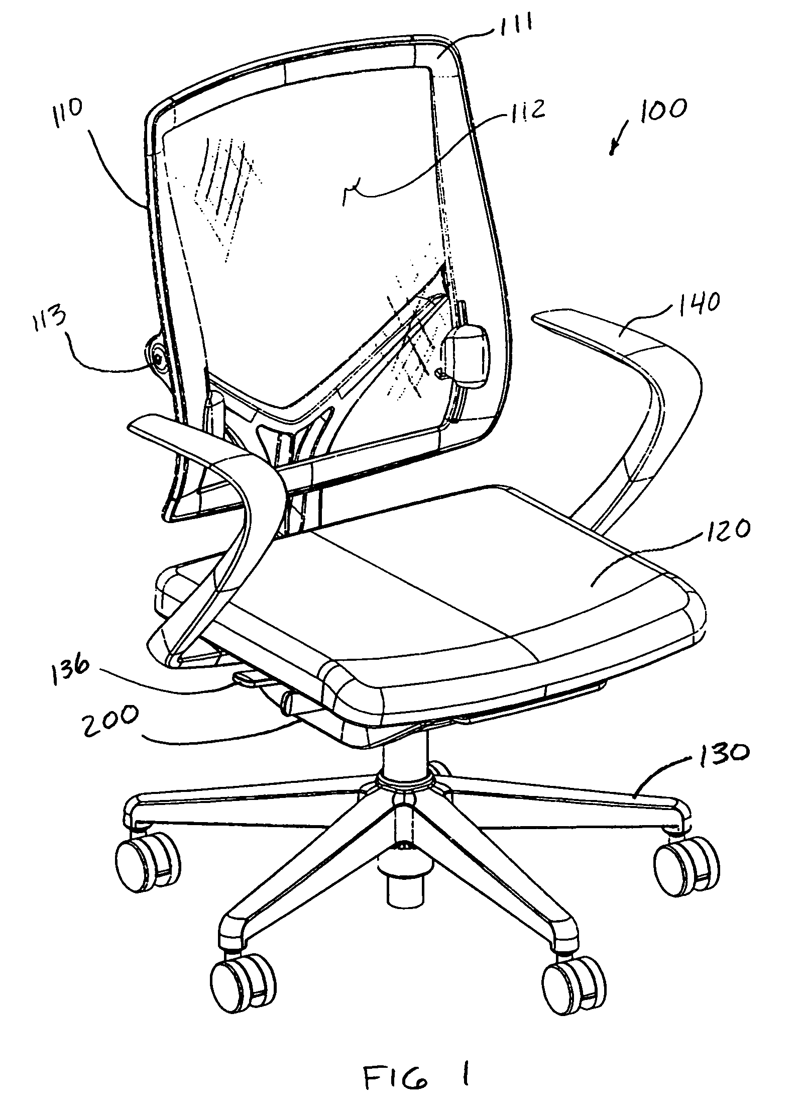 Reclining chair with enhanced adjustability