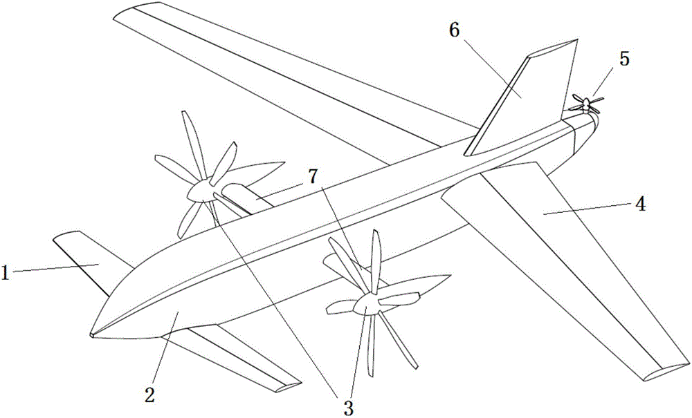 High-speed aircraft having tilting propellers and being capable of taking off and landing vertically and flight control method of such high-speed aircraft