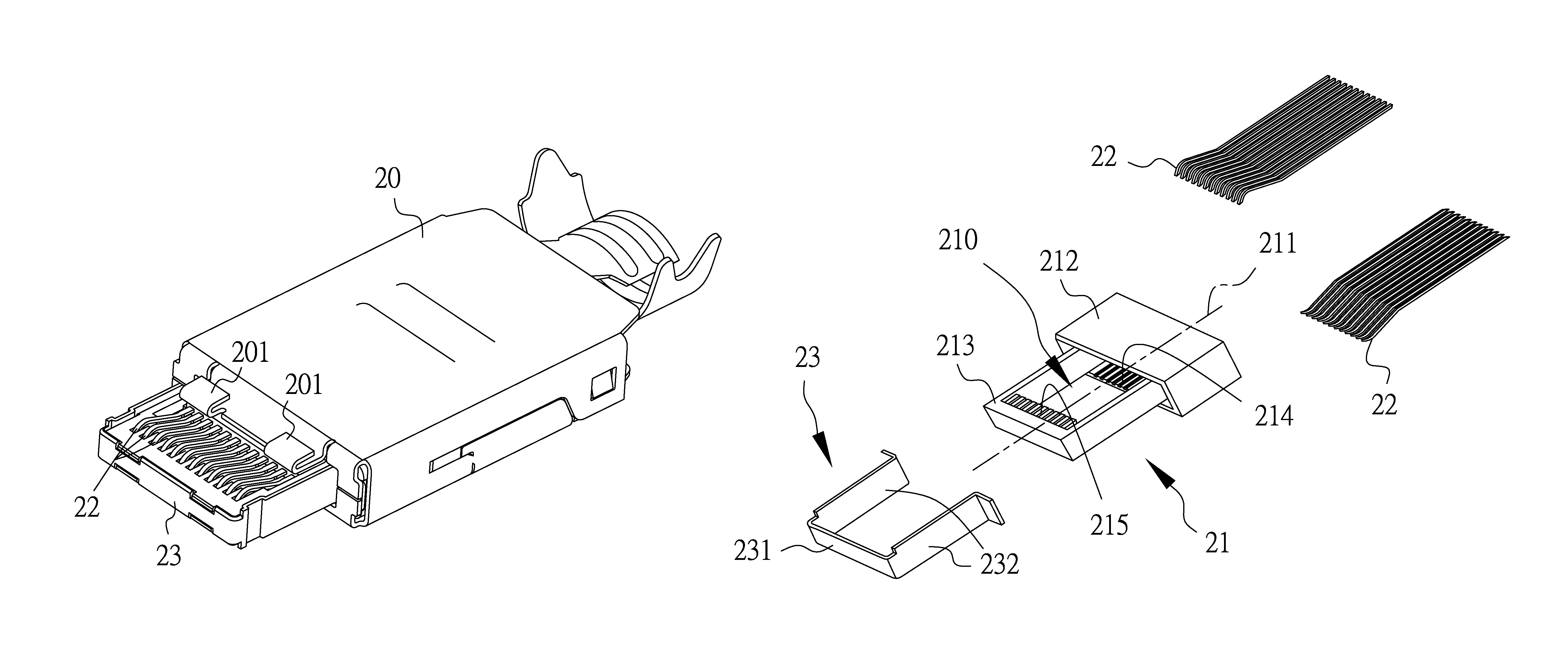Electrical connector plug having a metallic shield surronding a front edge of the plug