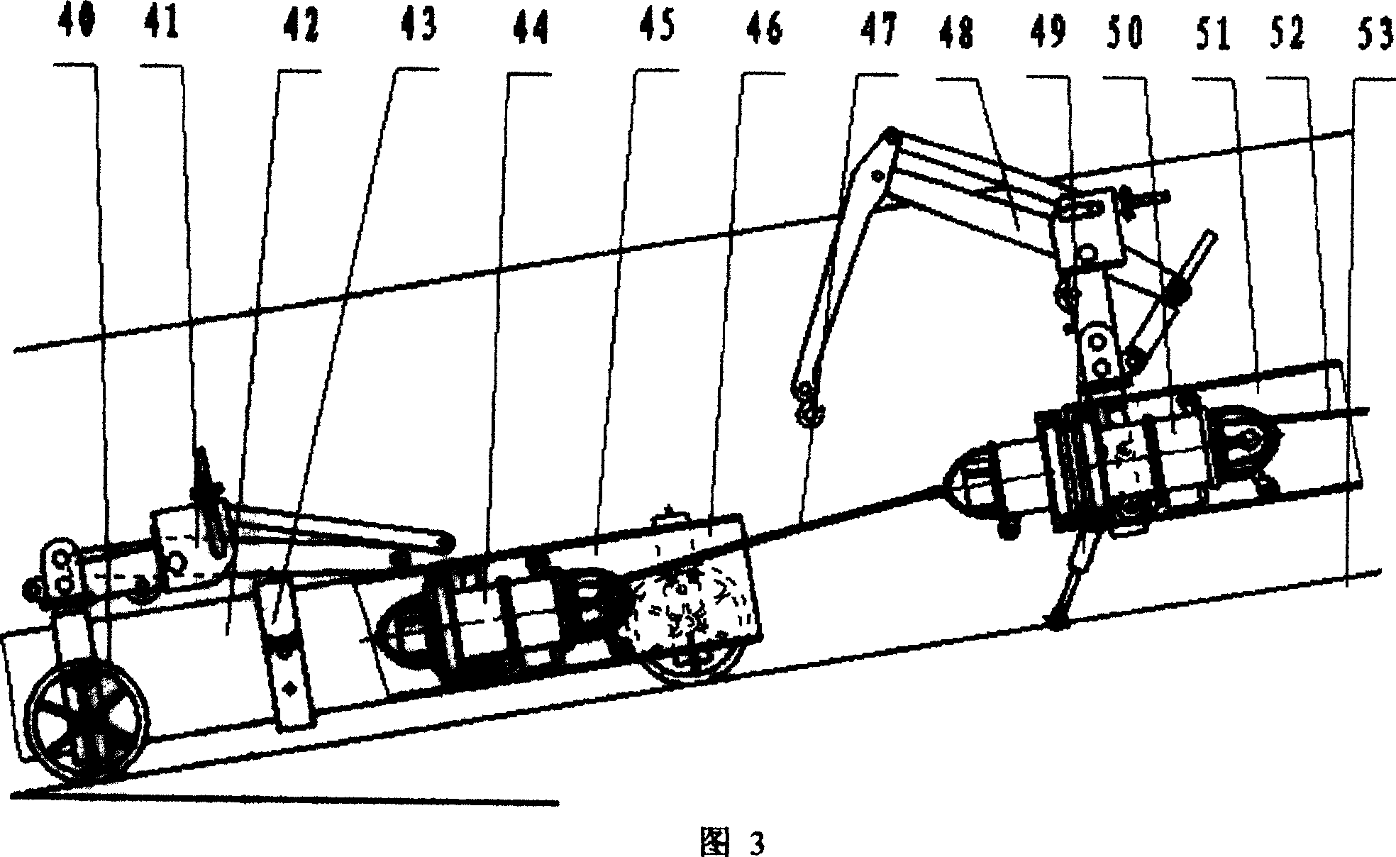 Tube draught transportation installation method and apparatus