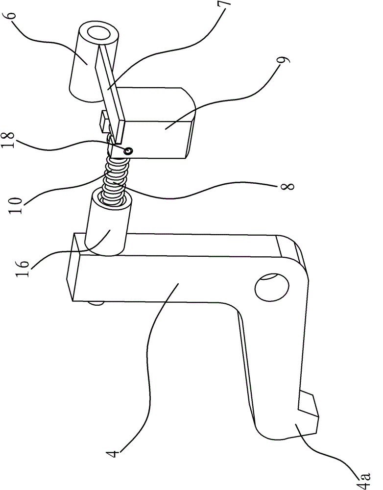 Parking device of electric automobile