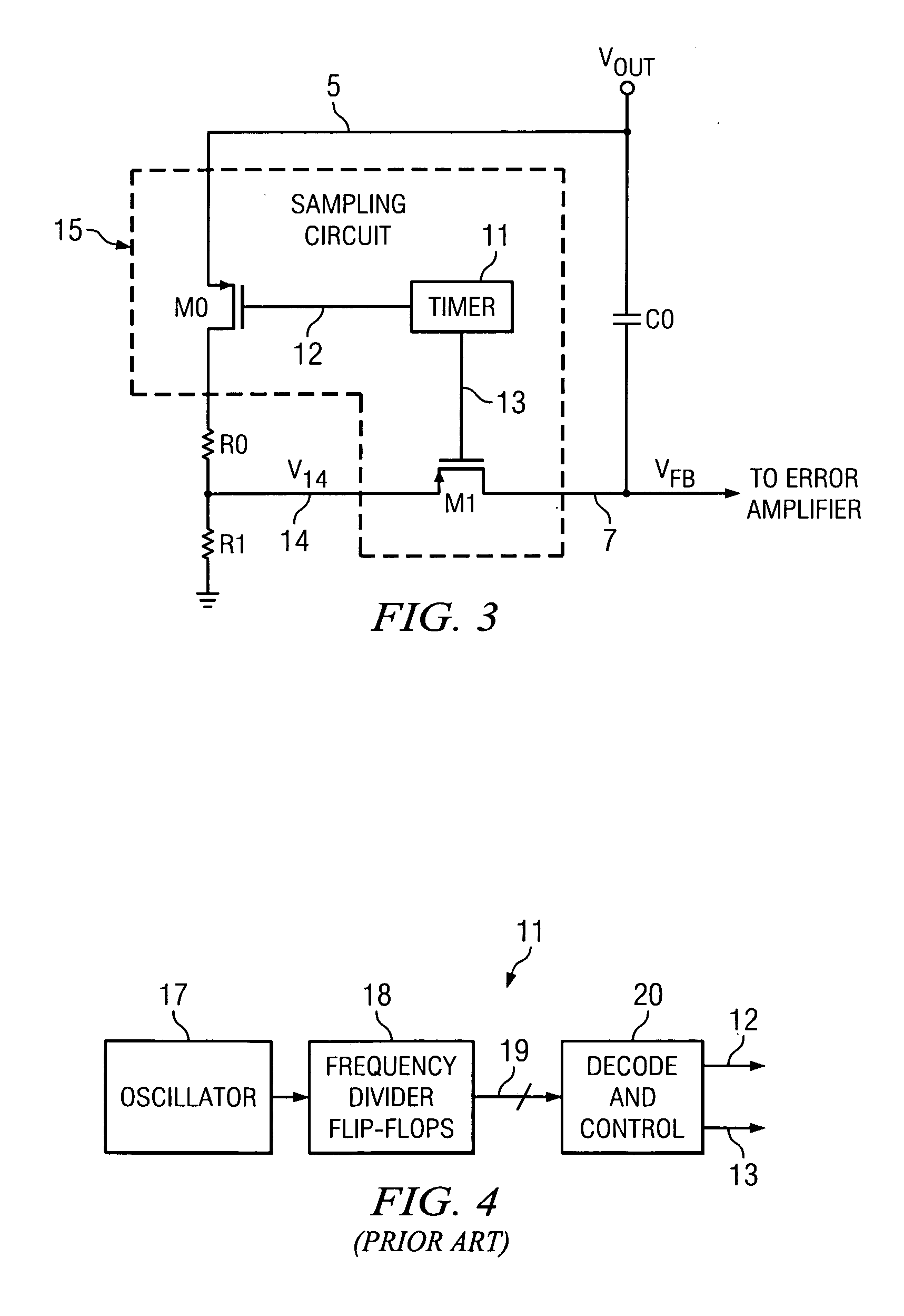 Low-power feedback and method for DC-DC converters and voltage regulators for energy harvesters