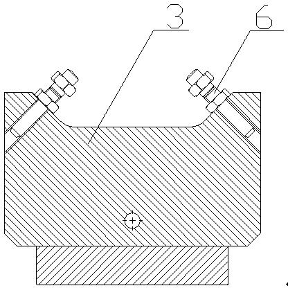 Large-diameter cutter head fixing frame