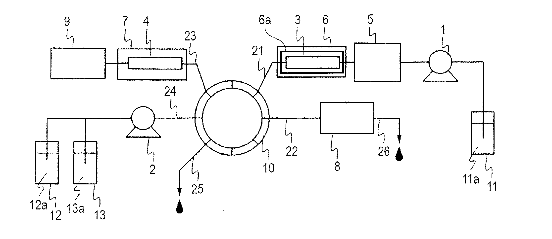 Two-dimensional liquid chromatographic analyzer and analytical method