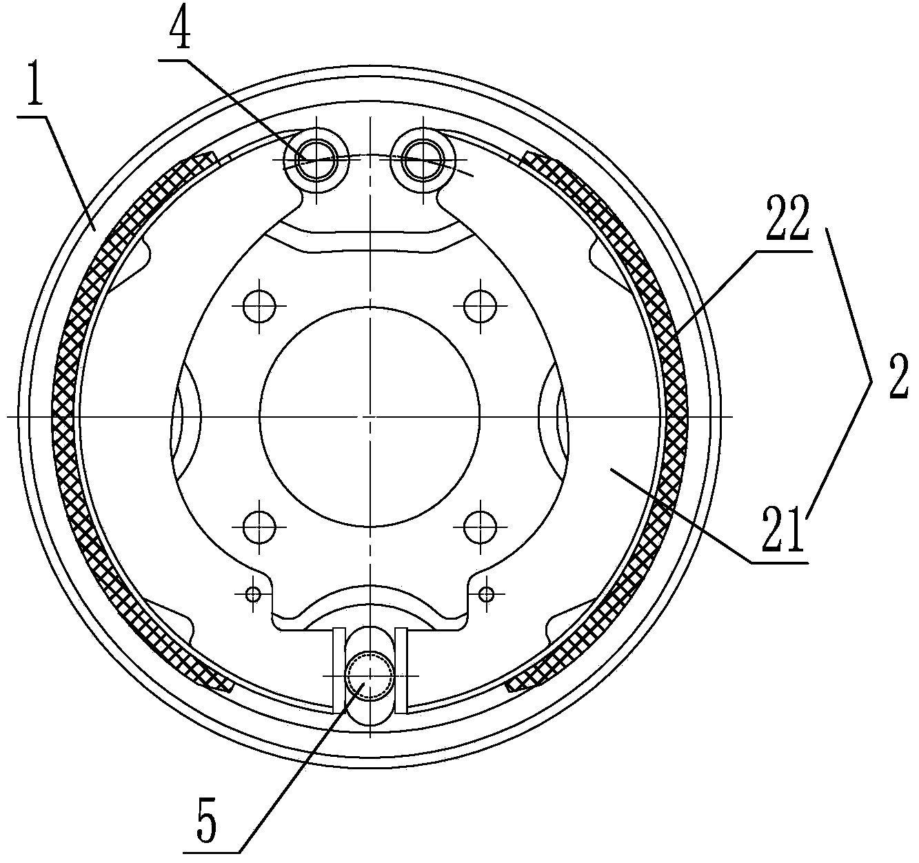 Adjustable brake assembly for tricycle