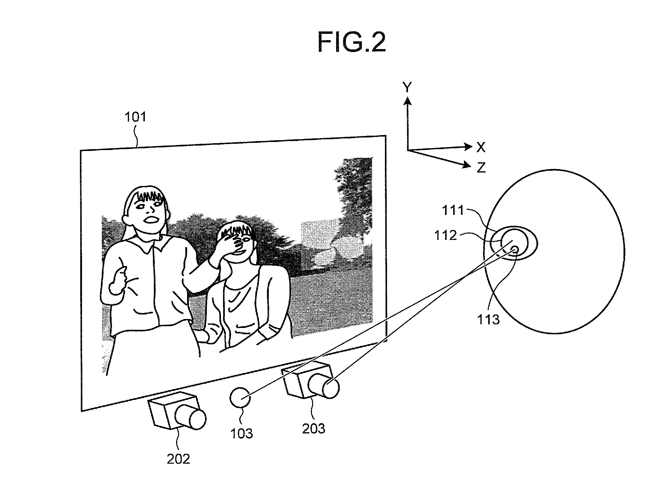 Eye gaze detection supporting device and eye gaze detection supporting method