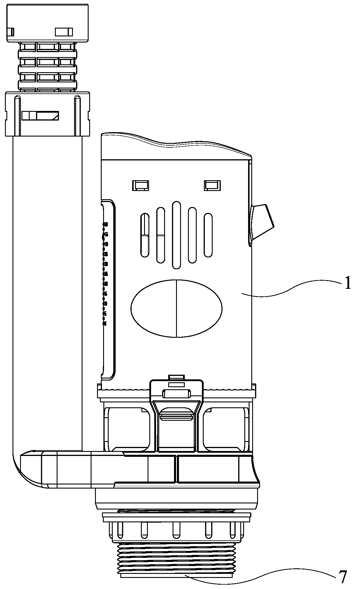 Drainage valve with drainage speed variable at drainage state