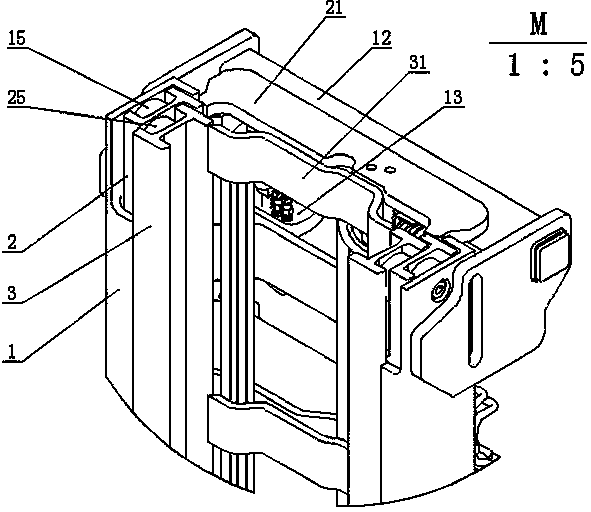 Hoisting system capable of implementing high hoisting of reach truck