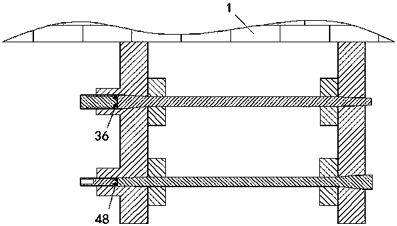 A safe and stable bearing locking device