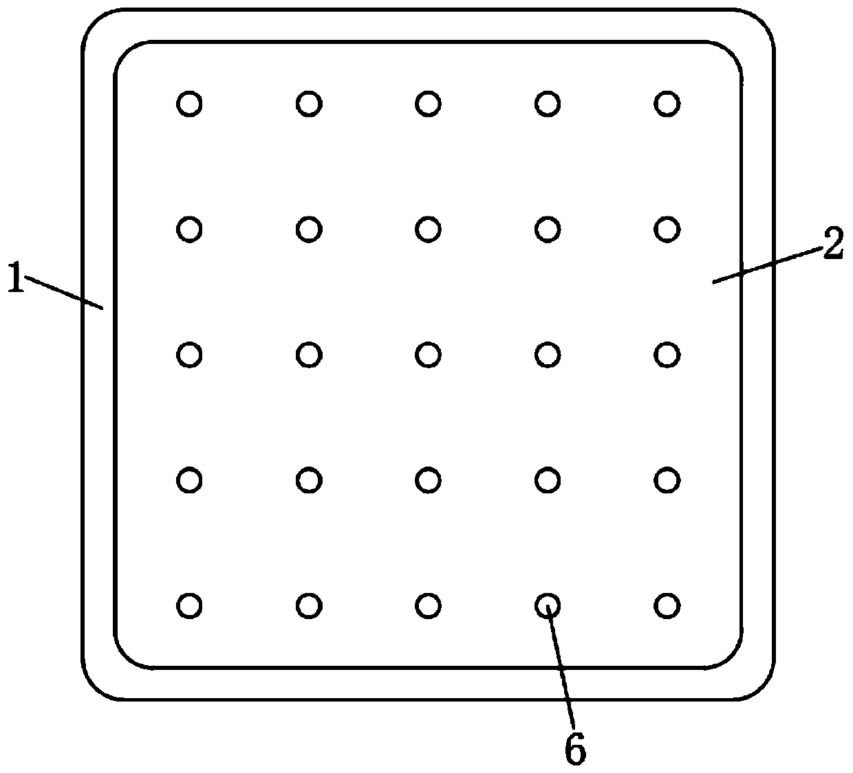 Rotary self-water-absorption floor tile