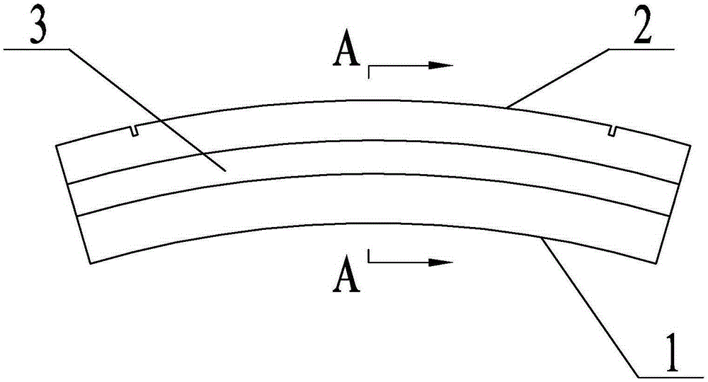 A processing method for the steam seal arc section of a steam turbine in a power station