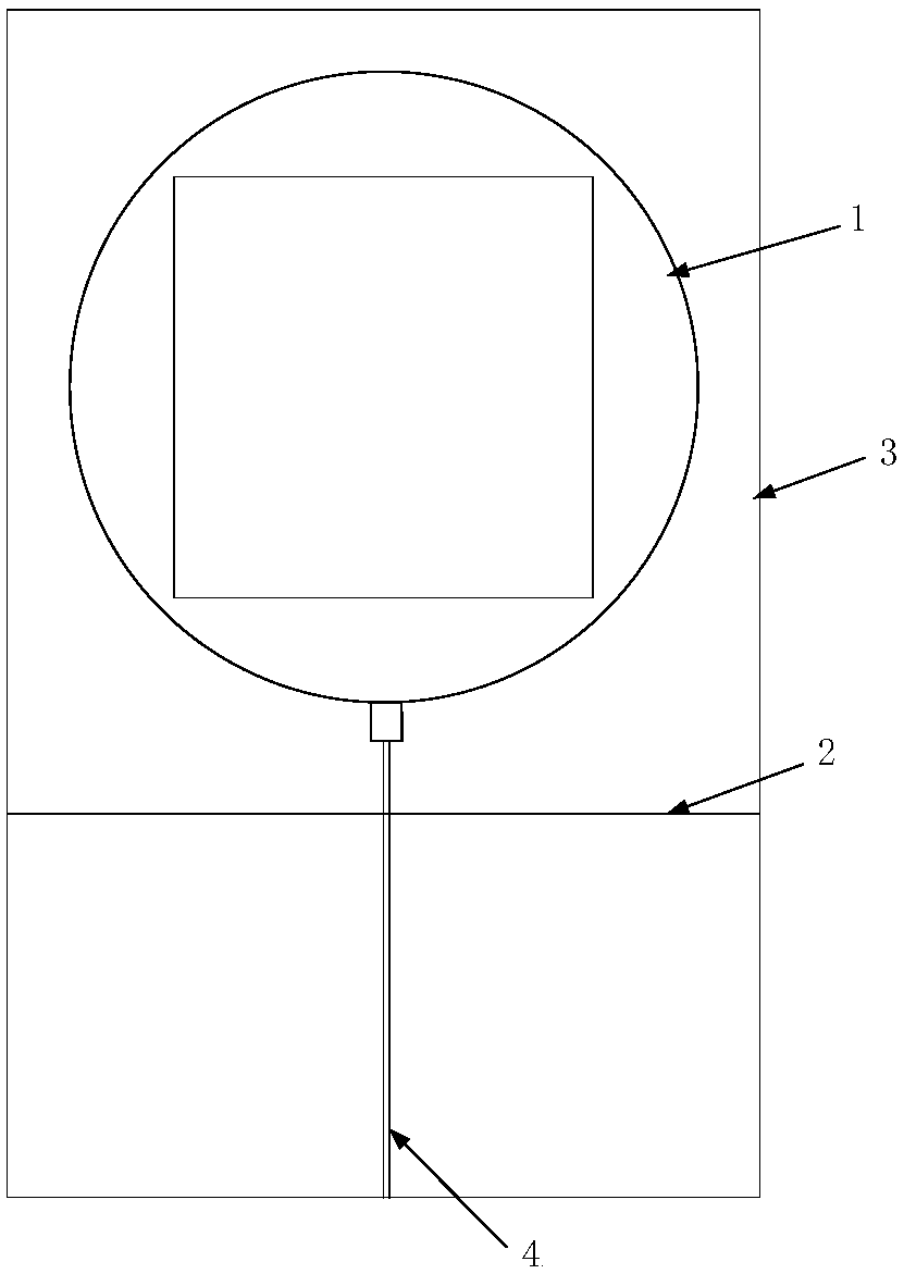 A multi-band fractal structure mobile terminal antenna