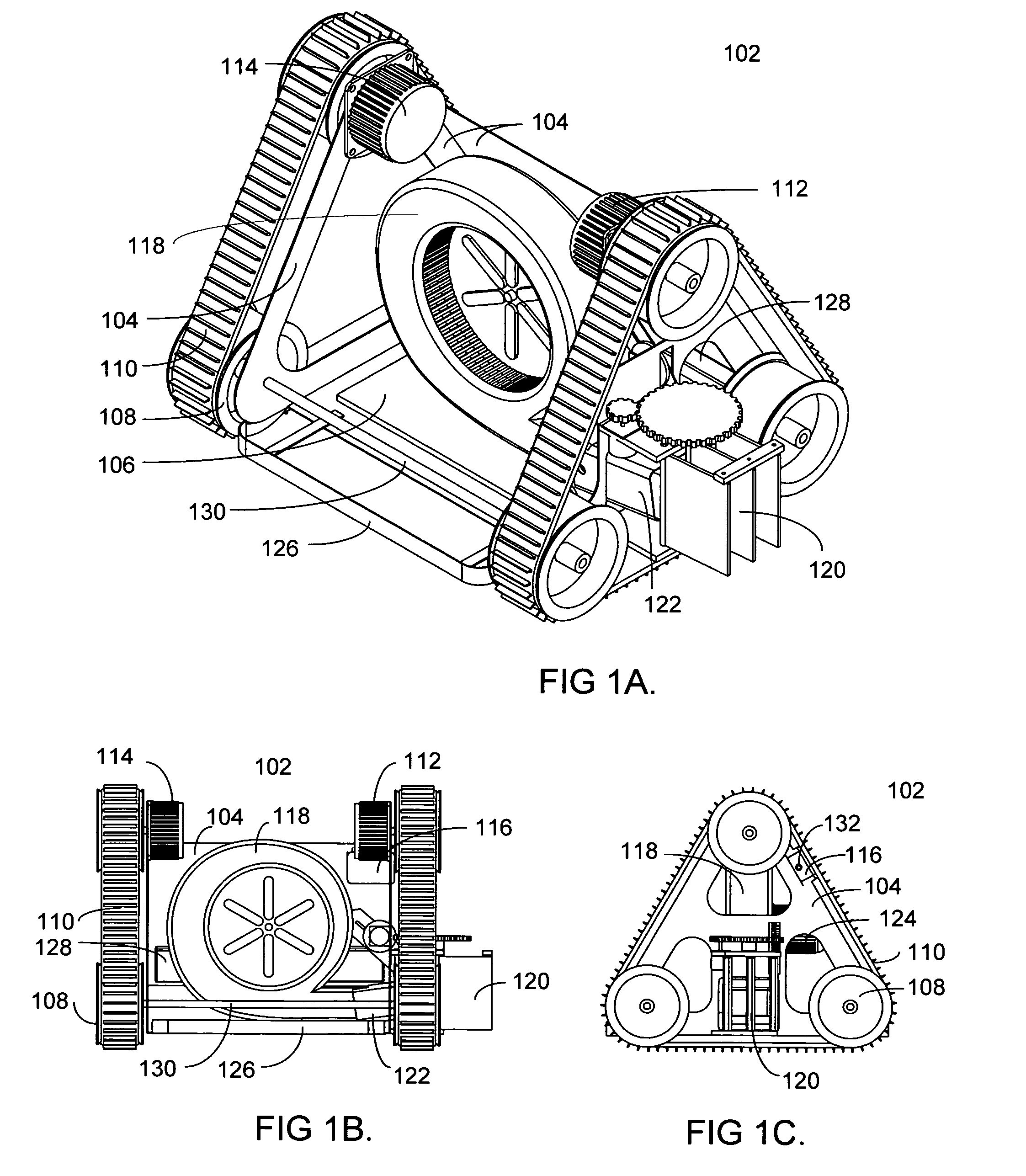 Autonomous blower for debris herding