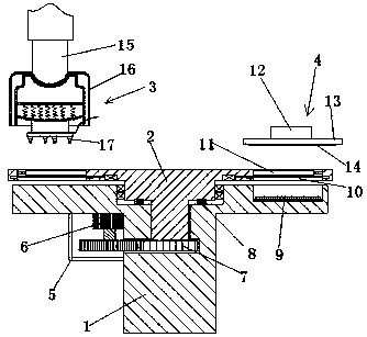Electronic component testing device