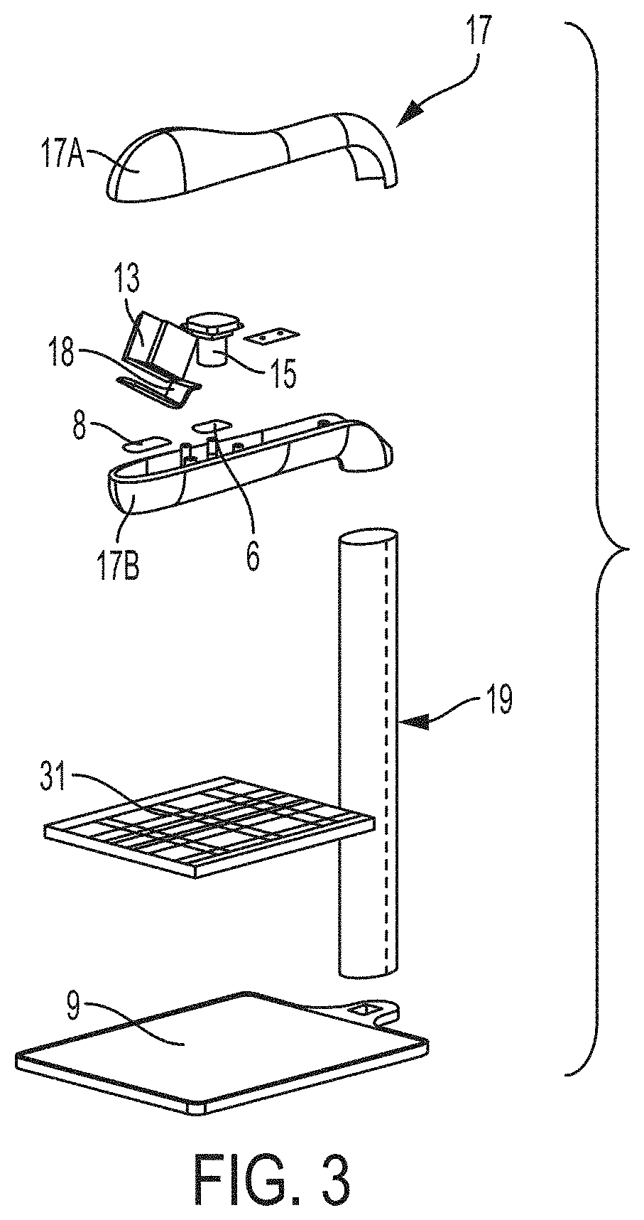 Aerodynamically streamlined enclosure for input devices of a medication preparation system