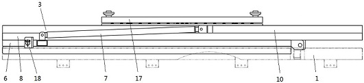 Hydraulic loading and unloading system and automatic barrier setting vehicle