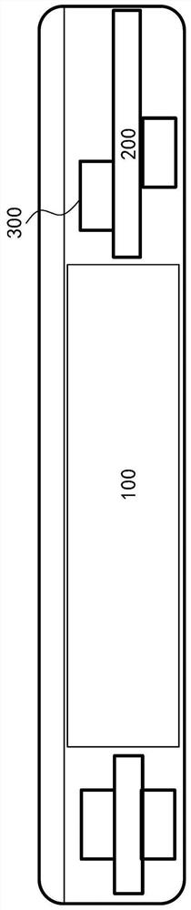 Power module applied to intelligent terminal and power module assembly structure