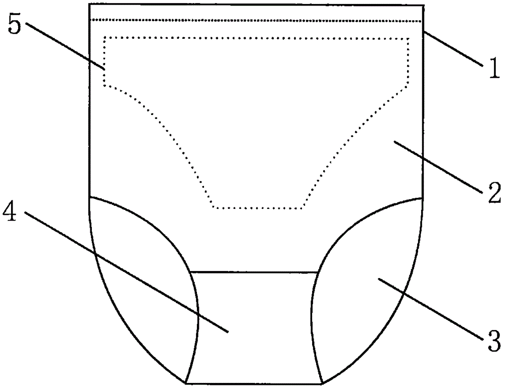 Natural self-heating health care physiotherapy uterus-warming knickers and preparation method thereof