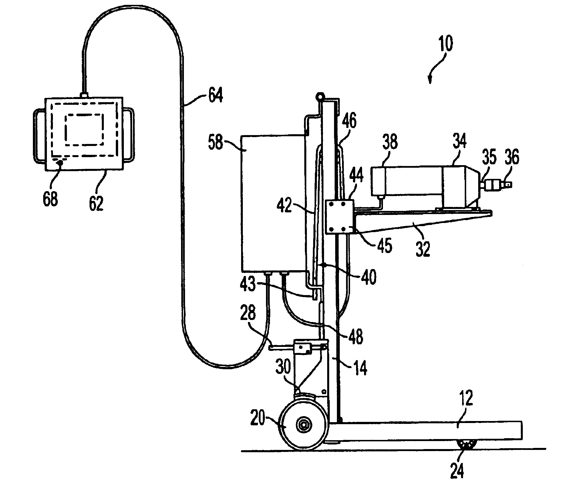 Apparatus and method for remotely moving a circuit breaker into or from a circuit breaker cell housing