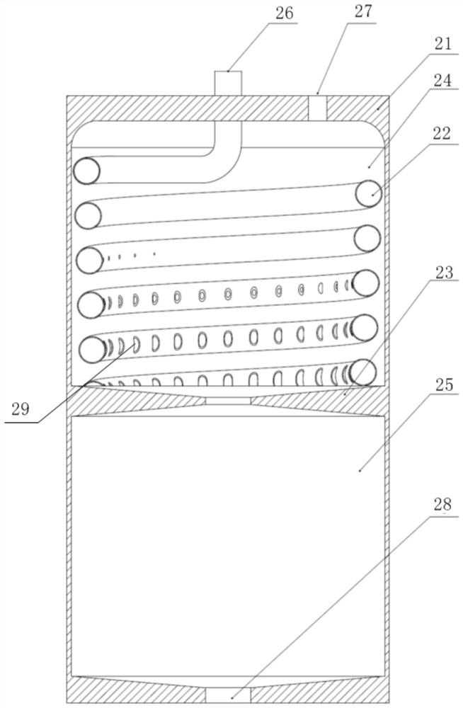 Drinking water supply device and method based on hydrogen fuel cell