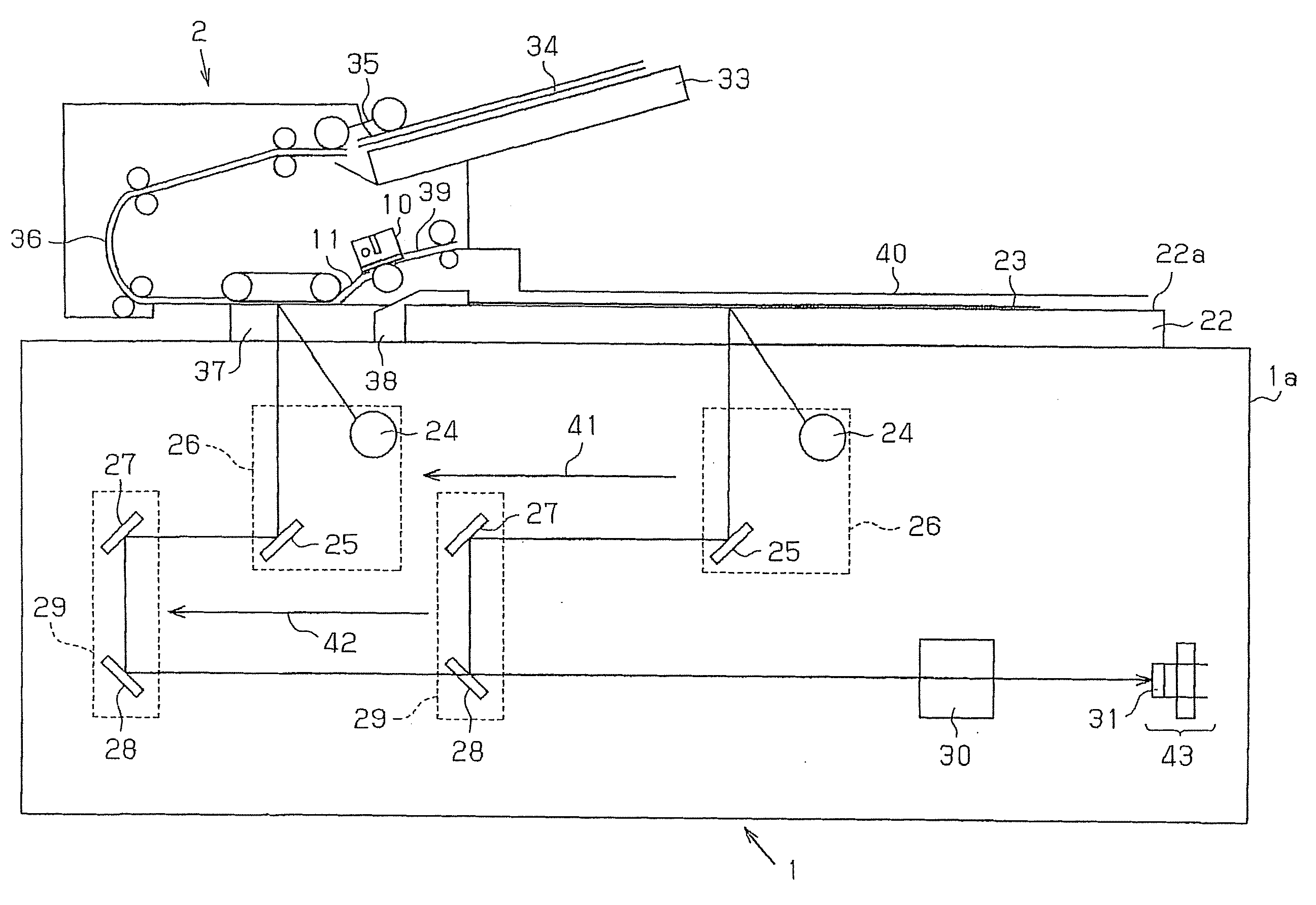 Automatic original document transport device and image forming device equipped with the same