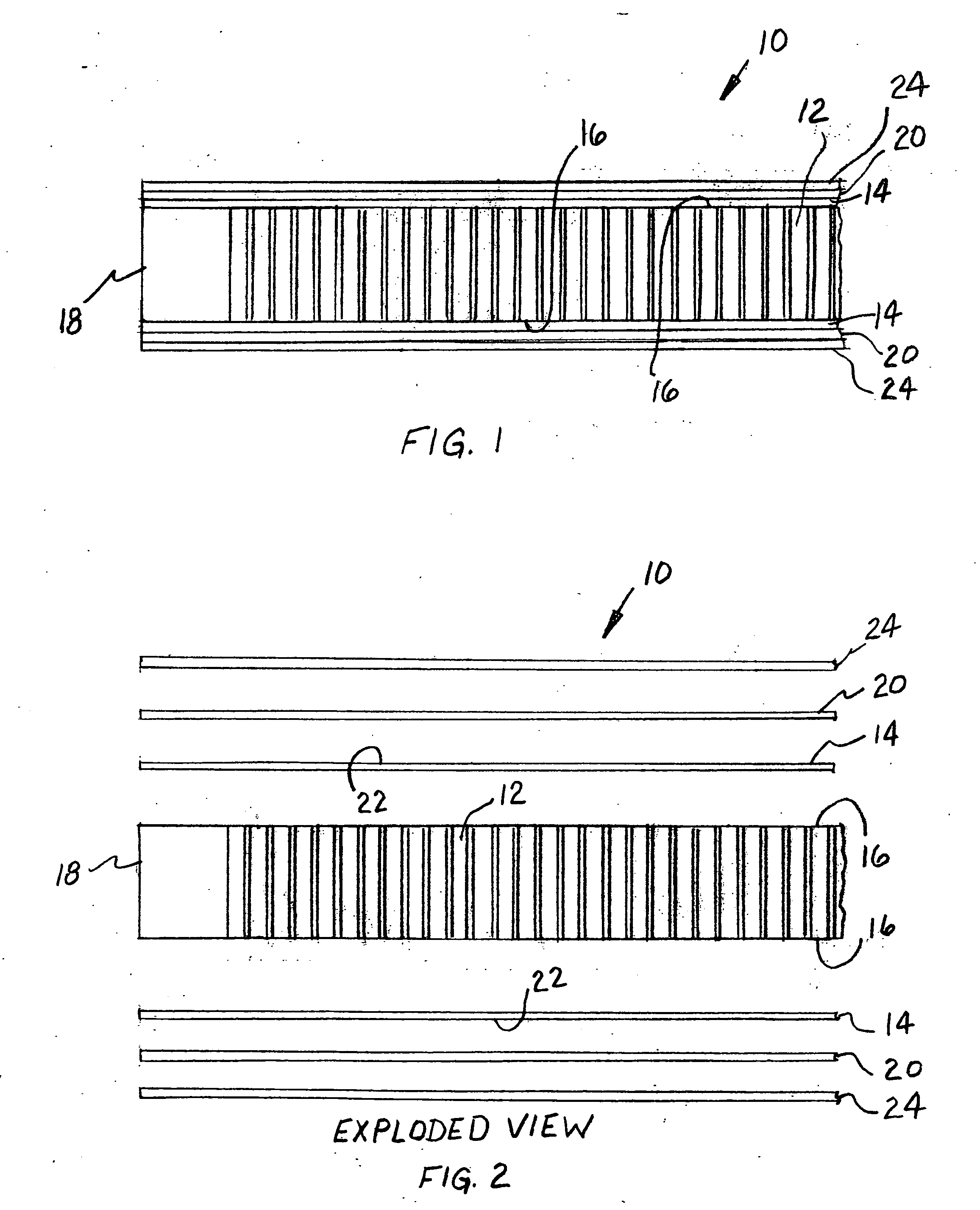 Lightweight shielded panel system including acoustical shielding