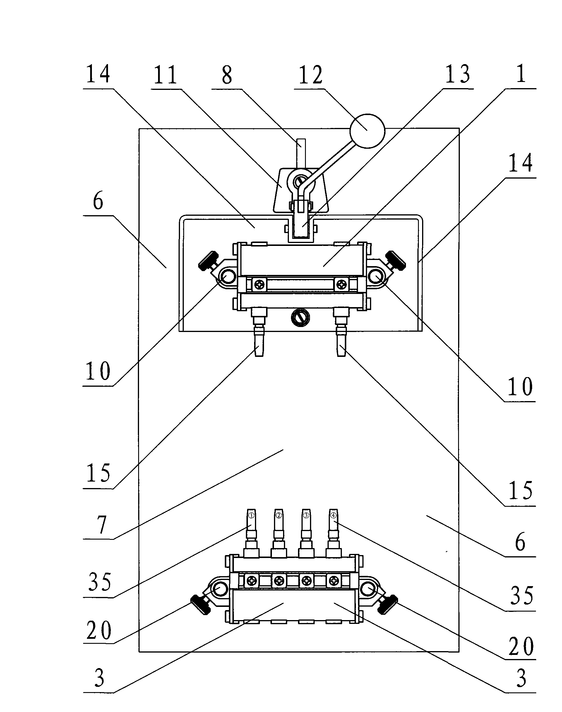 Multifunctional access meter device of single-phase electric energy meter