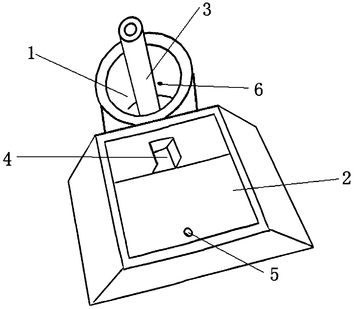 Gas protection method applied to pouring process of middle column pipe and device thereof