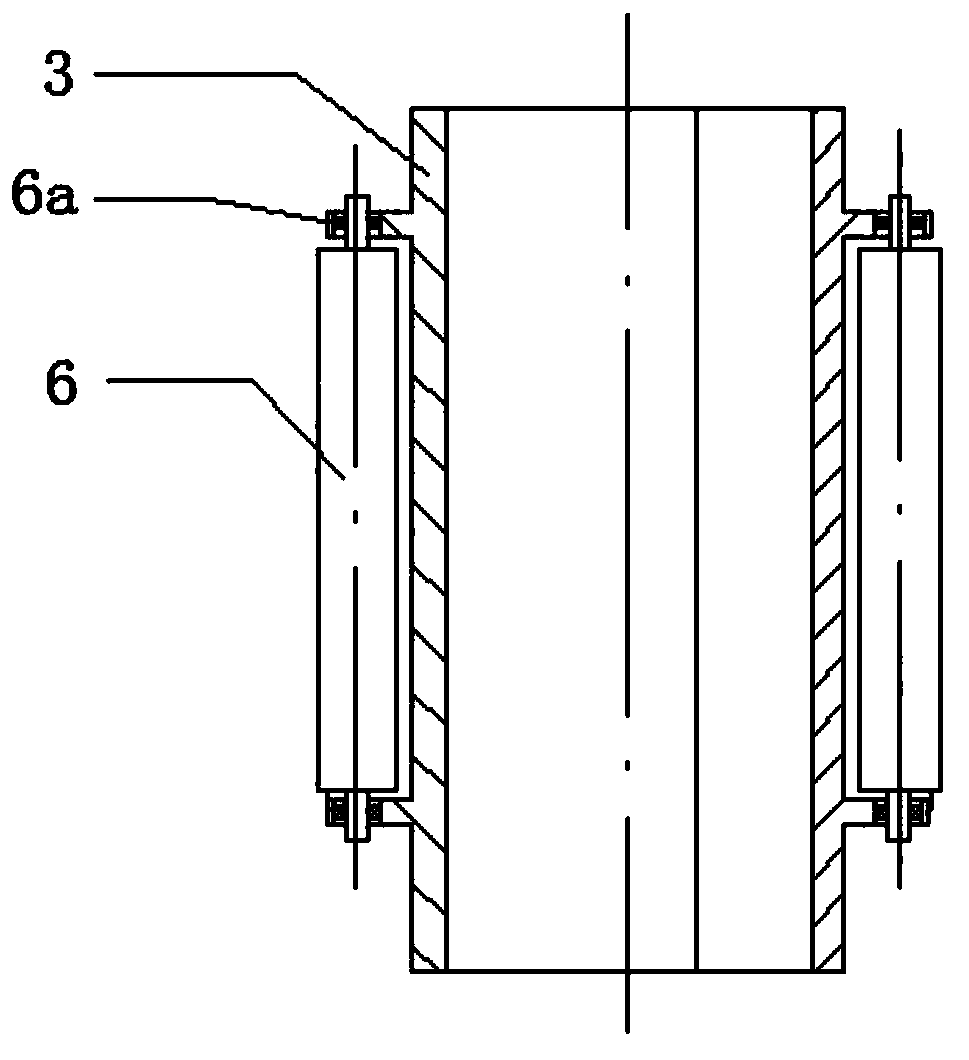 Detector for detecting outline cross section shape of bridge cable