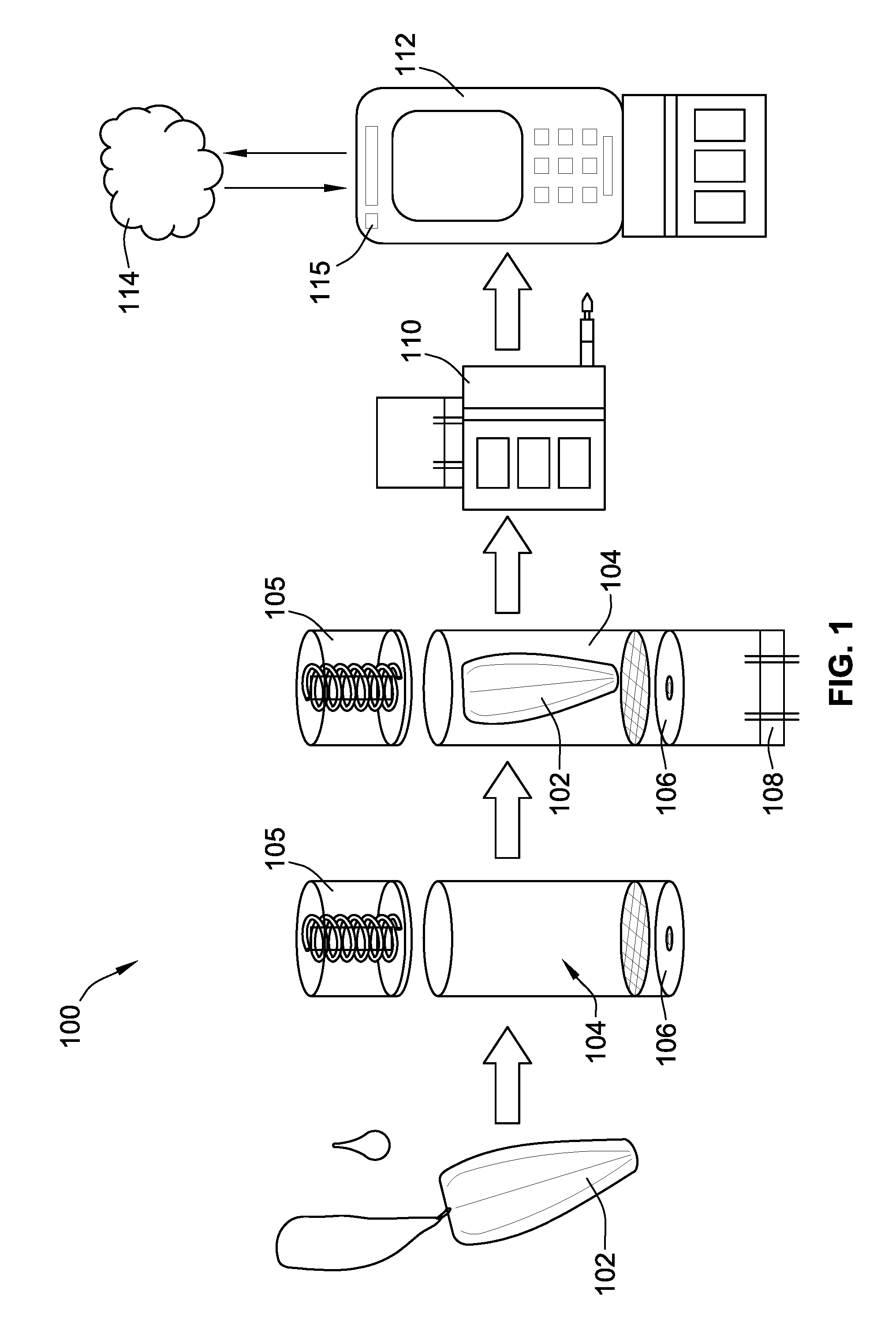 System and method for monitoring health based on collected bodily fluid