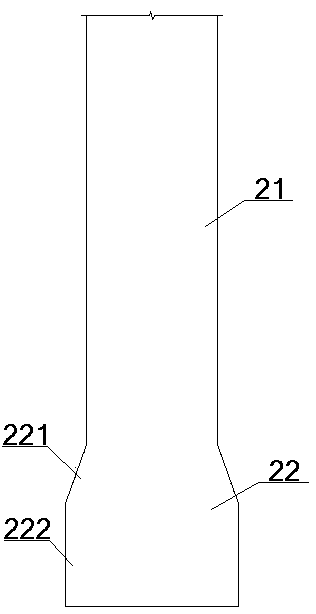 Rock reaming self-locking anchor cable including carbon fiber rod bundle and manufacturing method thereof