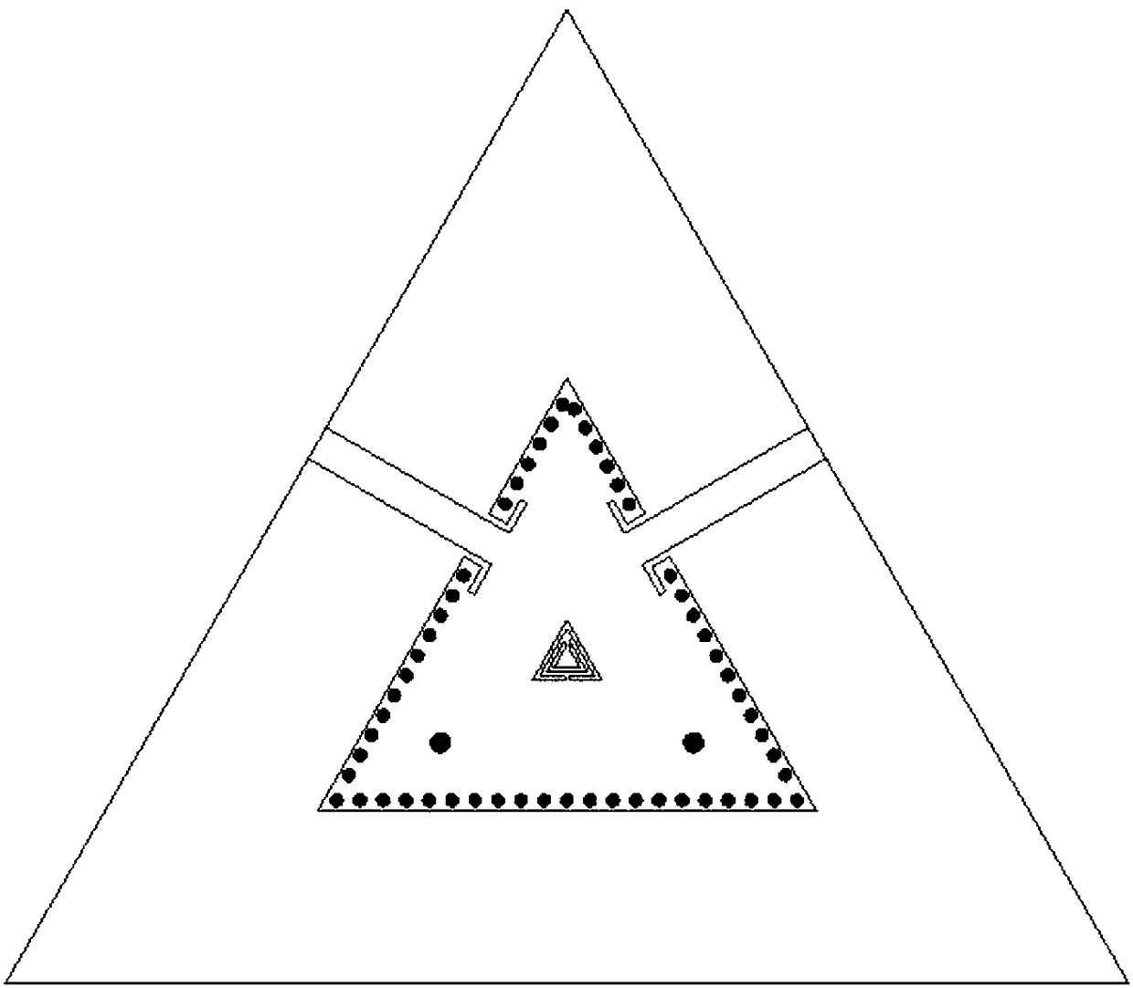 Integrated substrate waveguide three-passband filter based on complementary open resonant ring