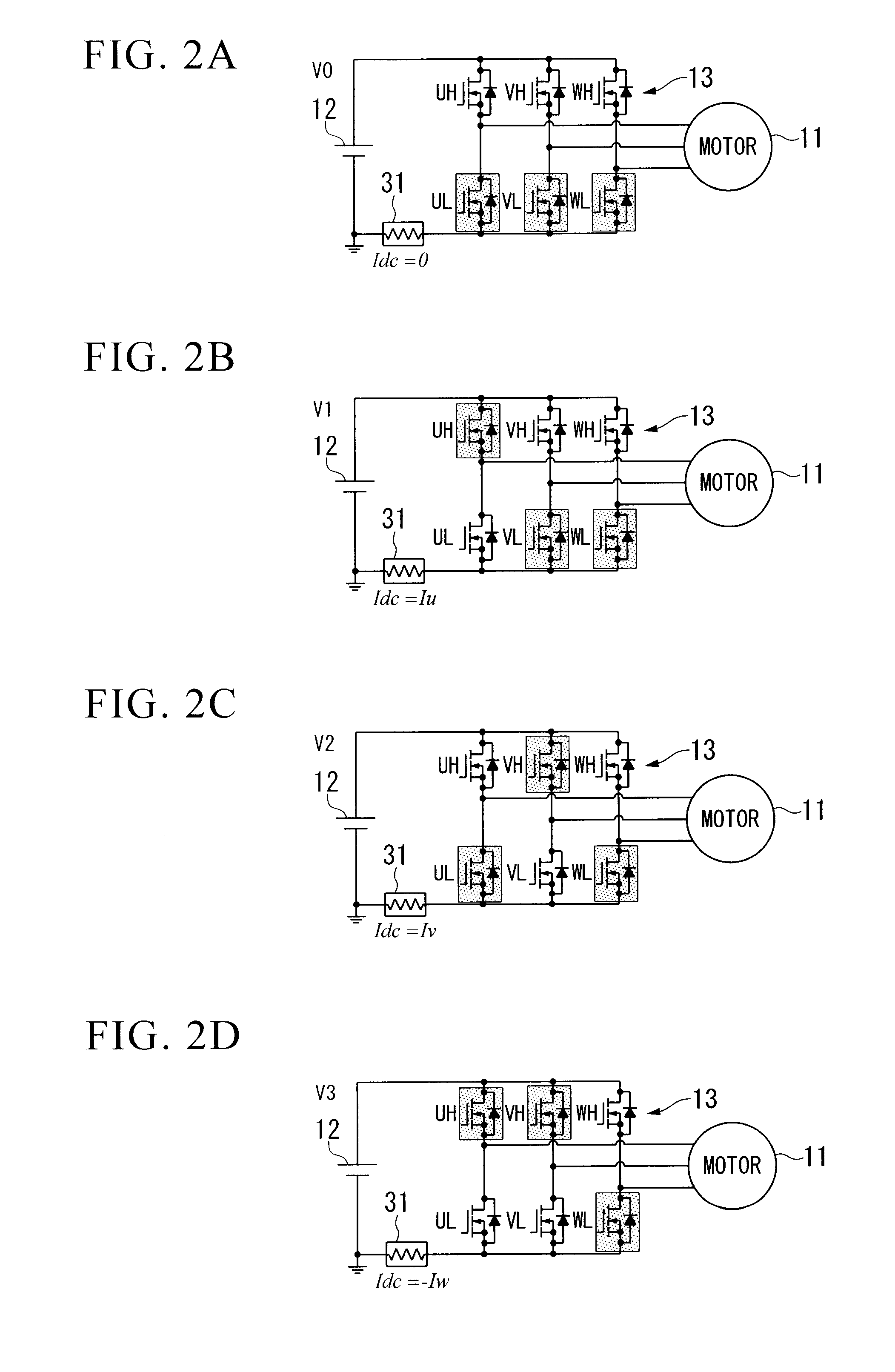 Phase current estimation apparatus for motor and magnetic pole position estimation apparatus for motor