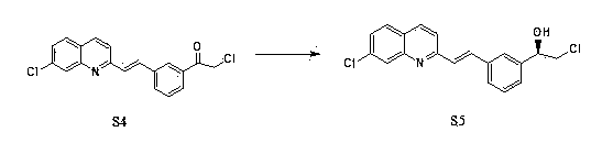 Preparation method of montelukast chiral intermediate