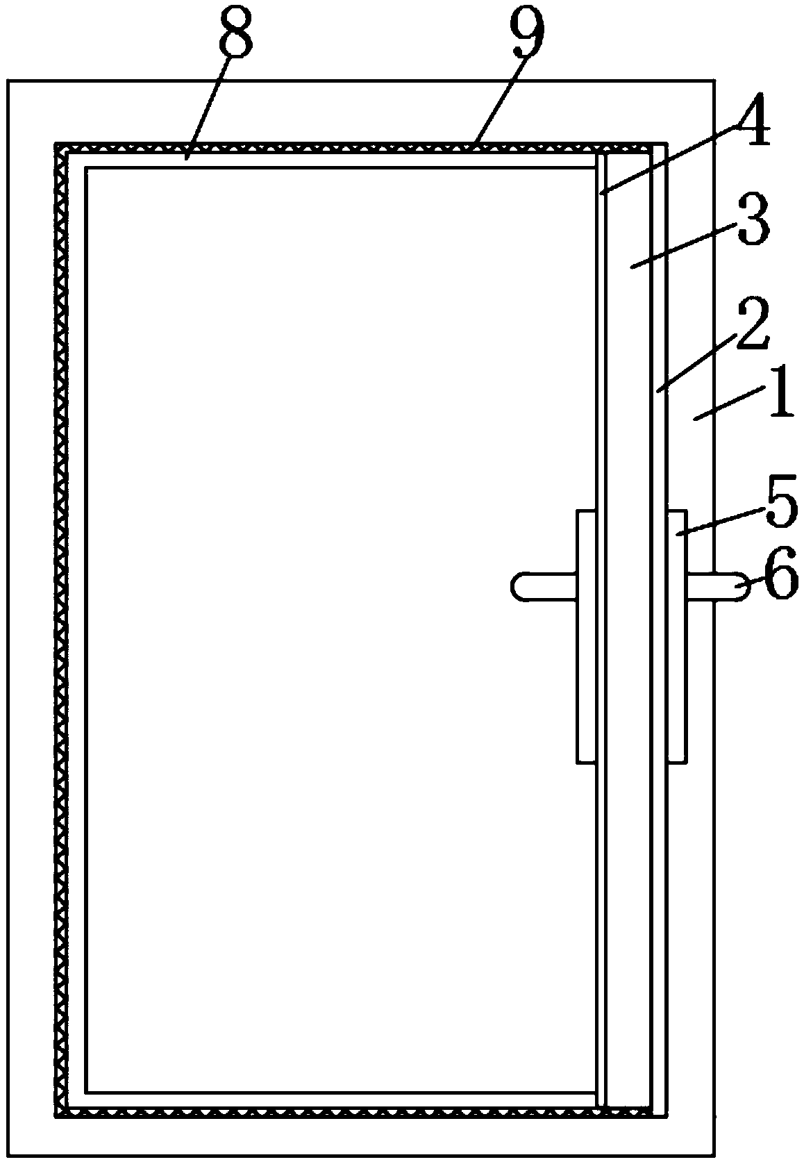 Sound insulation door capable of absorbing harmful substances in air