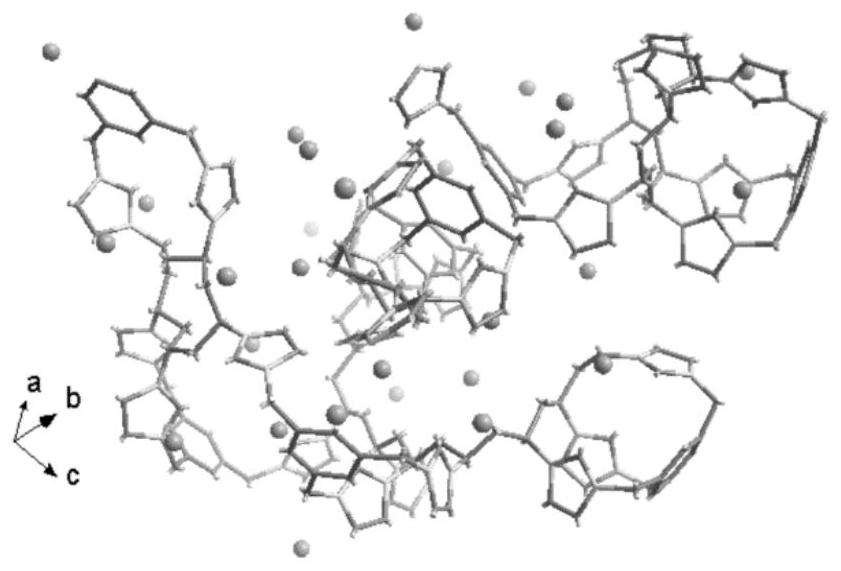 A class of ultramicroporous ionic polymer material and its preparation method and application