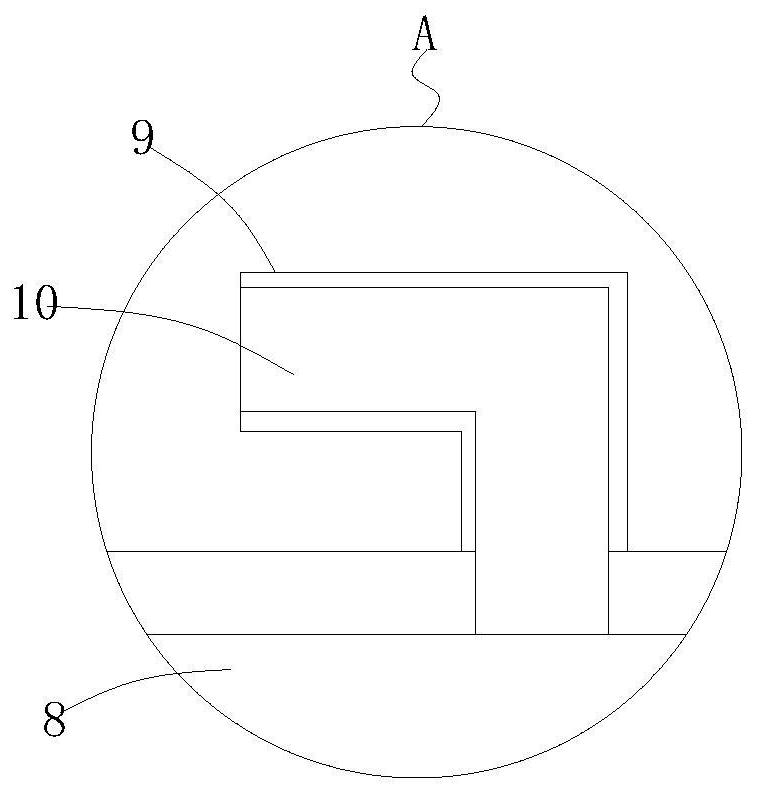 Head operation drainage tube and drainage tube fixing device