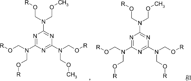 Amino resin with polyhydroxy structure and preparation method thereof