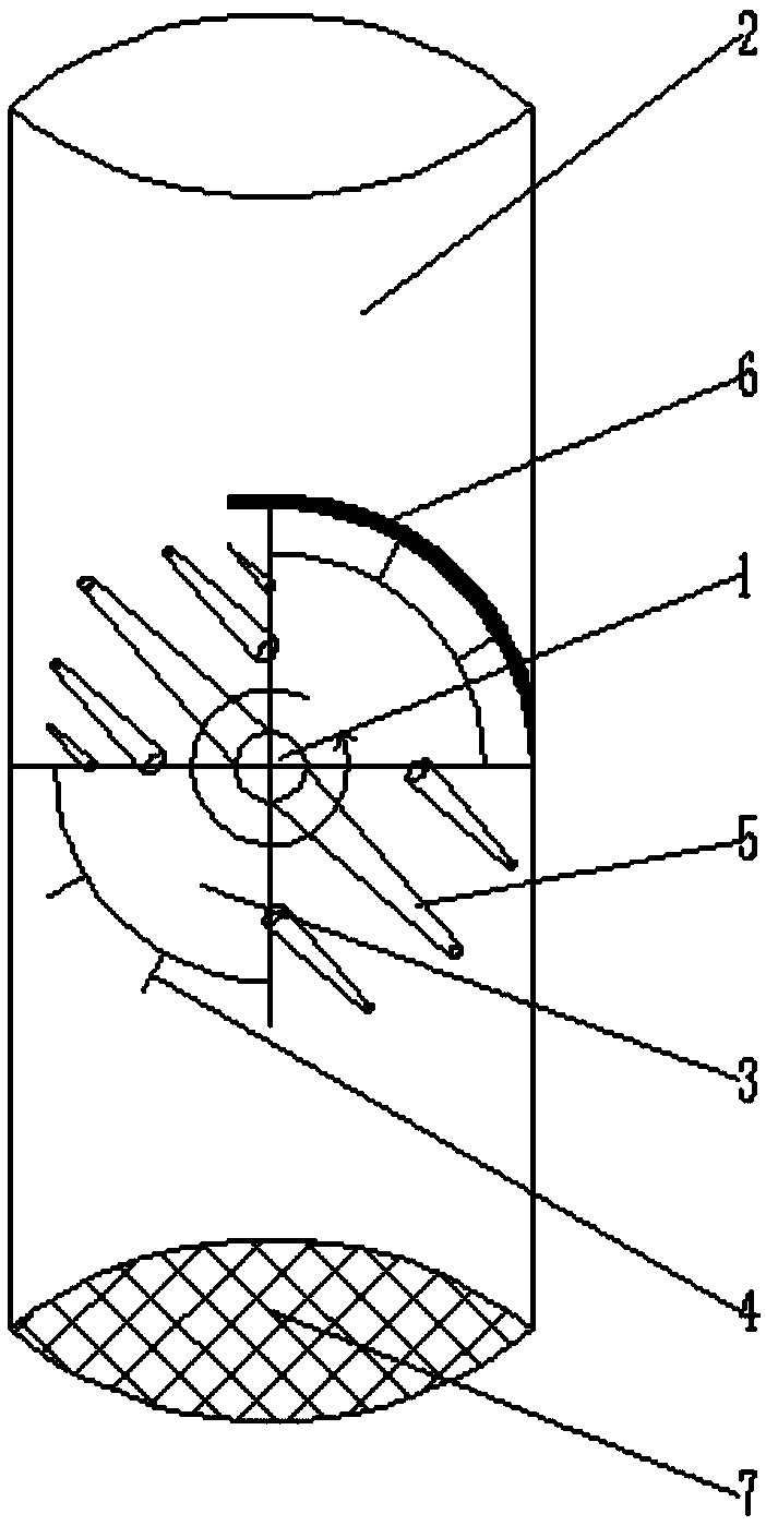 Novel terminal device for water-air-mixing pulse water draining of water faucet